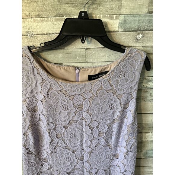 Women’s Ivanka Trump Dress Floral Lavender Purple Plus Size 16 - Picture 8 of 16